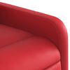 vidaXL Fauteuil verstelbaar kunstleer rood