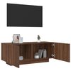 vidaXL Tv-meubel 100x35x40 cm bewerkt hout bruin eikenkleur