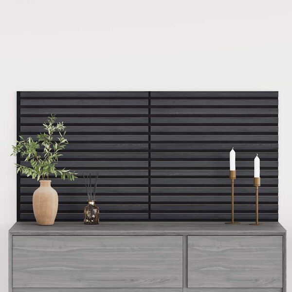 vidaXL Akoestische wandpanelen 2 st latten 60,5x60 cm eikenfineer