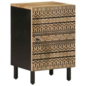 vidaXL Badkamerkast 38x33,5x58 cm massief mangohout