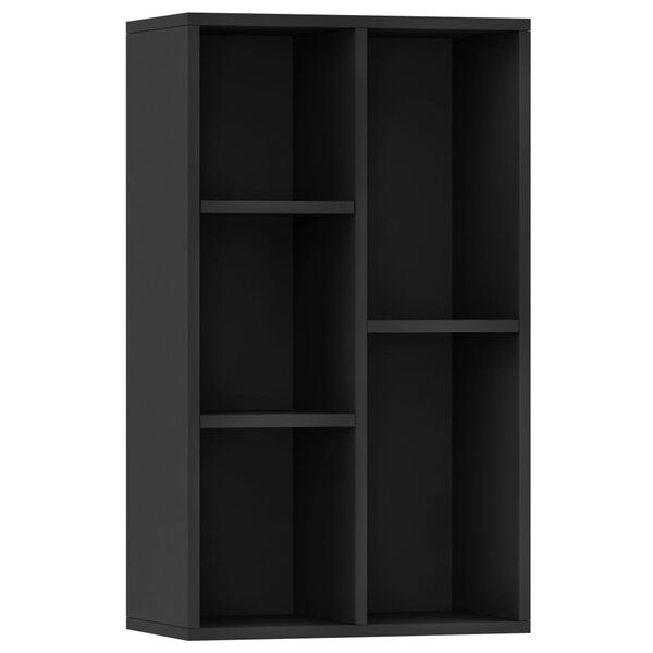 vidaXL Boekenkast/dressoir 50x25x80 cm bewerkt hout zwart