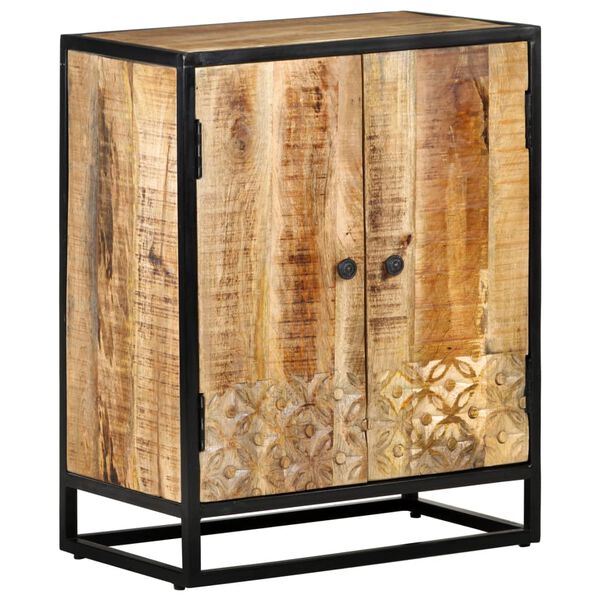 vidaXL Dressoir handgesneden 60x35x75 cm massief mangohout