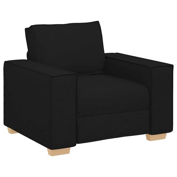 vidaXL Sofa Stoel Zwart 60 cm Stof