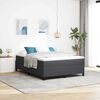 vidaXL Boxspringbed Donkergrijs 140 x 200 cm Fluweel