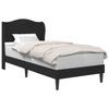 vidaXL Bedframe met hoofdeinde Zwart 90 x 200 cm Fluweel