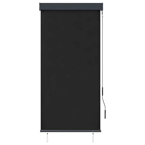 vidaXL Rolgordijn voor buiten 80x250 cm antraciet