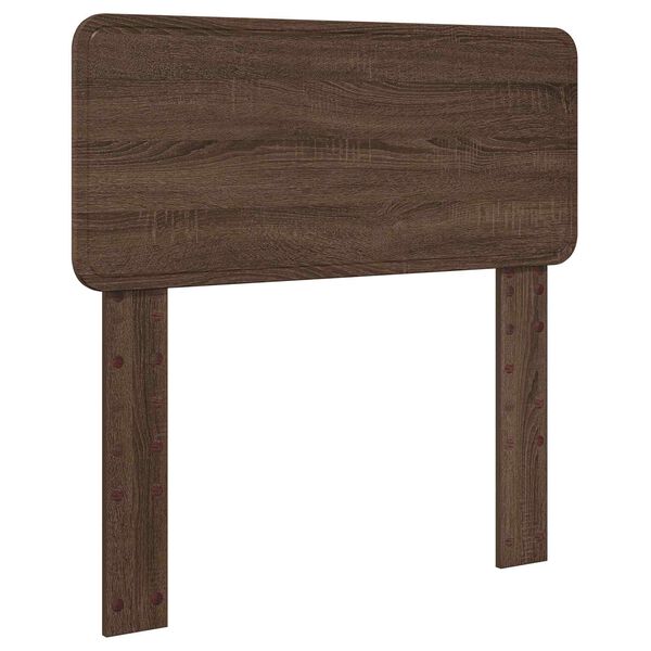 vidaXL Hoofdbord Bruin Eiken 80 cm Bewerkt hout