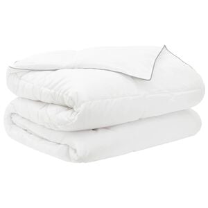 vidaXL Zomer Dekbed Wit 200 x 220 cm Bamboe