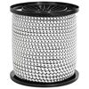 vidaXL Bungee Koorden 4 mm Zwart en Wit PP en rubber