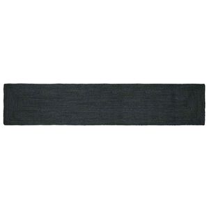 vidaXL Gebied Tapijt Donkergrijs 60 x 400 cm Jute