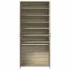 vidaXL Schoenenkast 80x39x178 cm spaanplaat sonoma eikenkleurig