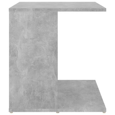 vidaXL Bijzettafel 45x45x48 cm spaanplaat betongrijs