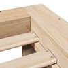 vidaXL Bedframe zonder matras massief grenenhout 150x200 cm