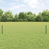 vidaXL Hek met Paal Groen 0,4 x 25 m Staal