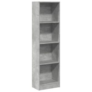 vidaXL Boekenkast 40x24x143 cm bewerkt hout betongrijs