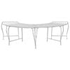 vidaXL Boom bank 4-Aantal zitplaatsen 160 x 80 x 44 cm Staal