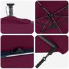vidaXL Parasol Bordeaux Rood 294 x 200 x 270 cm Polyester en Aluminium
