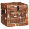 vidaXL Opbergbox met opslag met de deur Bruin Massief Mango Hout