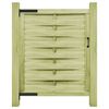 vidaXL Poort 100x125 cm groen ge&iuml;mpregneerd grenenhout