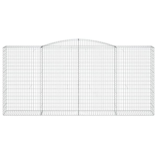 vidaXL Schanskorven 5 st gewelfd 400x50x180/200 cm ijzer