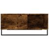 vidaXL Salontafel 80x80x36,5 cm bewerkt hout gerookt eikenkleurig
