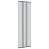 vidaXL Insect deurenscherm met gaaskleed Zwart 70 x 220 cm Polyester