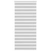 vidaXL Zebra rolgordijn 95x230 cm stofbreedte 90,9 cm lichtgrijs