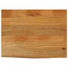 vidaXL Tafelblad met natuurlijke rand 90x60x3,8 cm massief mangohout