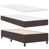 vidaXL Boxspringbed met matras Donkerbruin 80 x 200 cm Stof