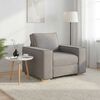 vidaXL Sofa Stoel Taupe 60 cm Stof