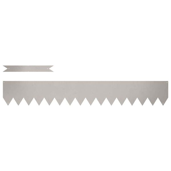 vidaXL Tuinrand 20 pcs Bruin 100 x 0.05 x 20 cm Cortenstaal