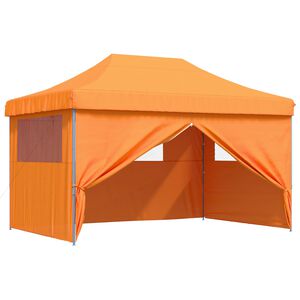 vidaXL Partytent 292 x 440 x 315 cm Oranje Oxford Stof