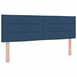 vidaXL Hoofdbord Blauw Stof