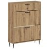 vidaXL Schoenenkast HAARLEM 78 x 24 x 103 cm Bewerkt hout