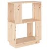 vidaXL Boekenkast/kamerscherm 51x25x70 cm massief grenenhout