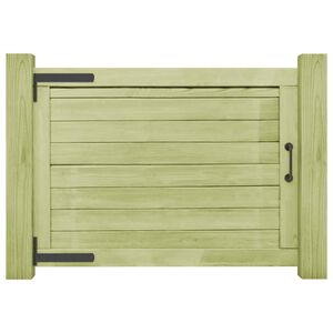 vidaXL Poort 75x100 cm ge&iuml;mpregneerd grenenhout