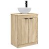 vidaXL Badkamermeubel met Wasbak Sonoma Eiken 54 x 35 x 83 cm