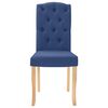 vidaXL Eetkamerstoelen 4 st stof blauw