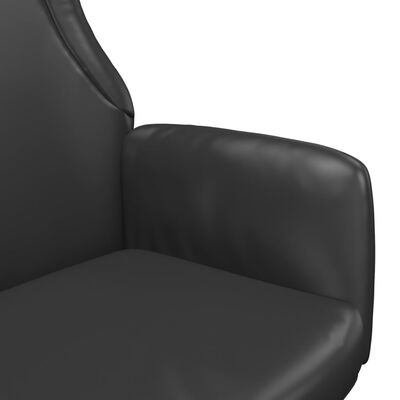 vidaXL Relaxstoel kunstleer zwart