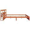 vidaXL Bedframe met hoofdeinde Wasbruin 200 x 200 cm Massief Vurenhout