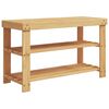 vidaXL Schoenenrek 3-laags 70x27,5x45 cm bamboe