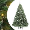 vidaXL Kunstkerstboom met 300 LED met standaard Groen 210 cm PE en PVC