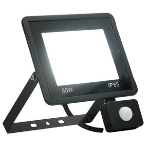 vidaXL Spotlight met sensor LED 50 W koudwit