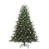 vidaXL Kunstkerstboom Groen 240 cm PVC en Metaal en Plastic