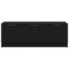 vidaXL TV-kast Zwart Eiken 102 x 35 x 36,5 cm Bewerkt hout