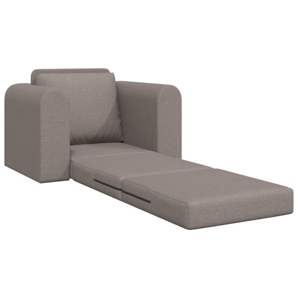 vidaXL Slaapbank Taupe 98 x 71 x 83 cm Stof