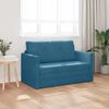 vidaXL Slaapbank Blauw 124 x 204 x 61 cm Fluweel