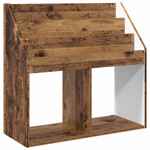 vidaXL Kinderen Boekenkast Oudhout 72,5 x 29,5 x 69 cm Bewerkt hout