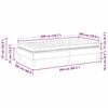 vidaXL Hoekbedframe met Matras met matras 2 pcs Lichtgrijs Stof