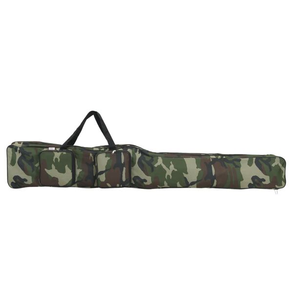 vidaXL Hengeltas 150 cm camouflage oxford stof groen